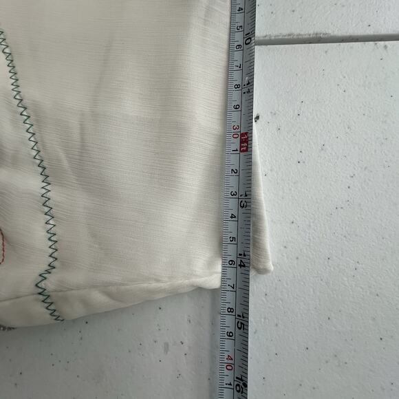 Virginie‎ & Moi Artsy Skirt Womens Sz T2 M Bias Cut Asymmetrical Inserts boho - Picture 14 of 16